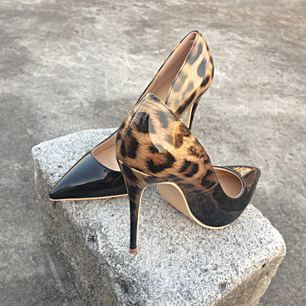 Lavish Leopard Print Heels – Street Style Stalk